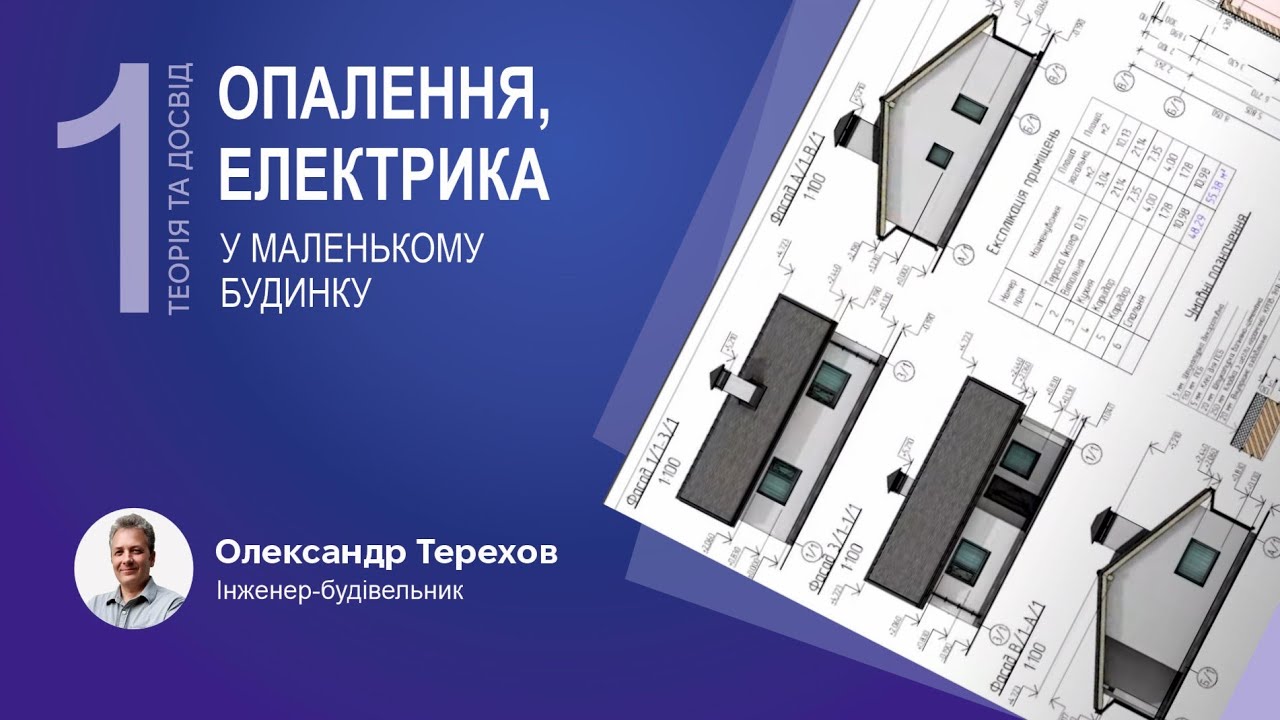300323 Опалення, електрика у маленькому будинку! 1 частина