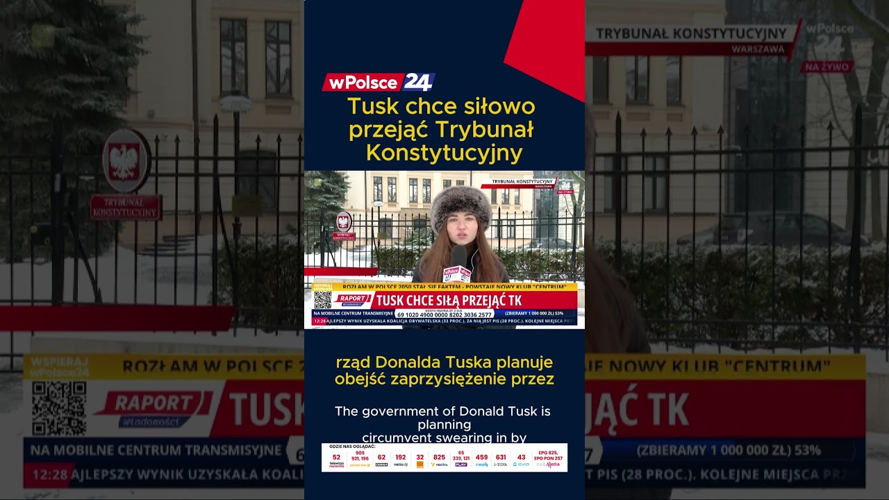 Tusk chce siłowo przejąć Trybunał Konstytucyjny