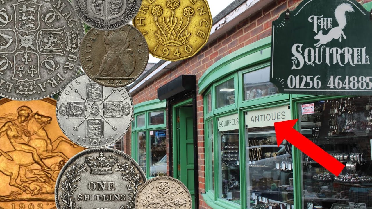 We were Invited to an Antique Shop to film the Coins! - Squirrels Antiques