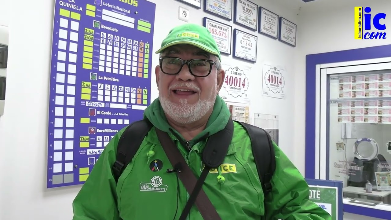 Paco Beltrán reparte 10 cupones premiados con 35.000 euros cada uno en Isla Cristina // 28 01 2026.