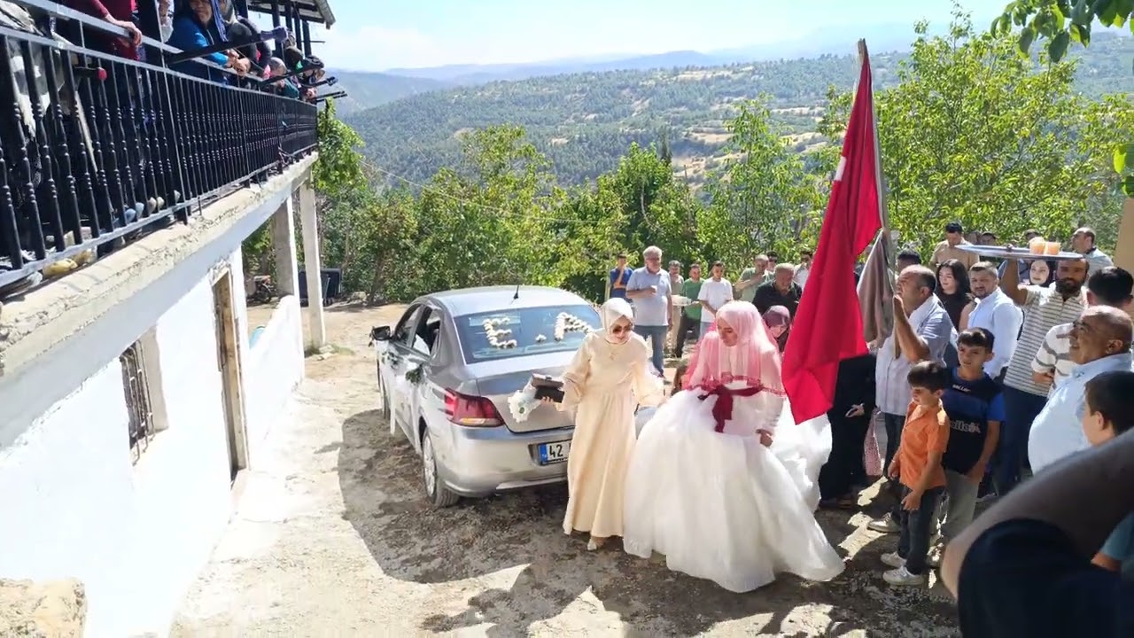 Ali Günel düğün gelin eve geldi