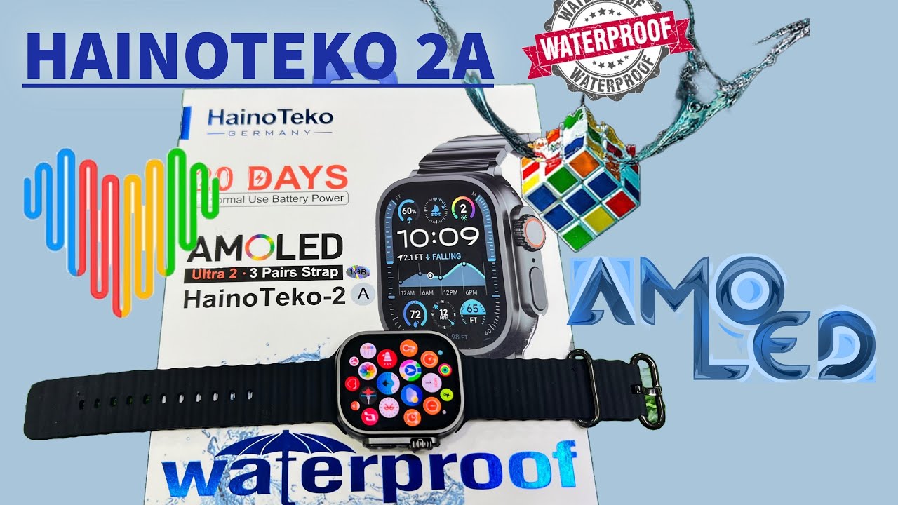 Hainoteko2a amoled smartwatch | hainoteko Germany 2A amoled| waterproof smartwatch hainoteko |