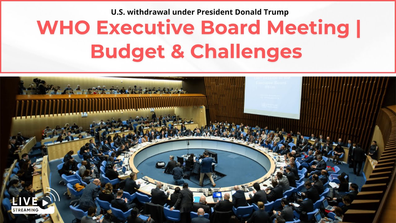 WHO Executive Board Meeting | Budget & Challenges | Trump With drawl | Nordic Today Live