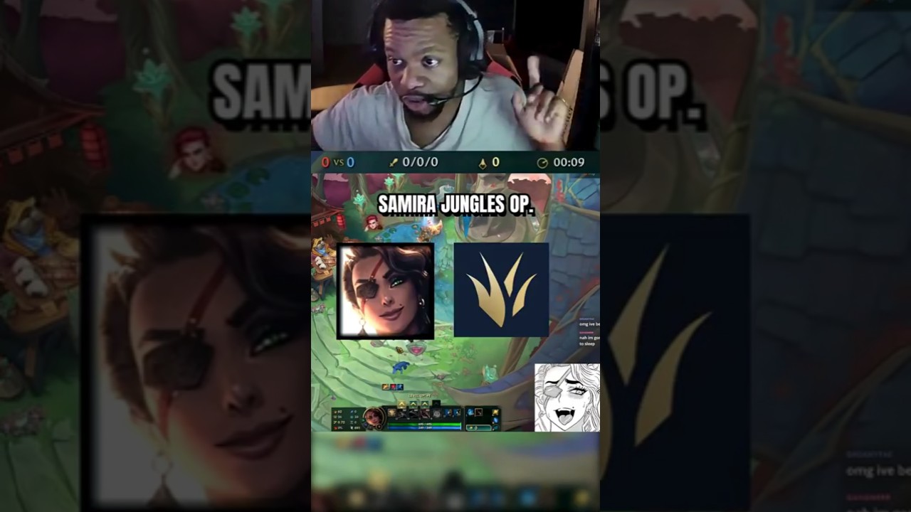 Samira Jg Is OP 😤 #leagueoflegends #v1gorous1 #riotgames #gaming #fyp #twitch #shorts #streamer