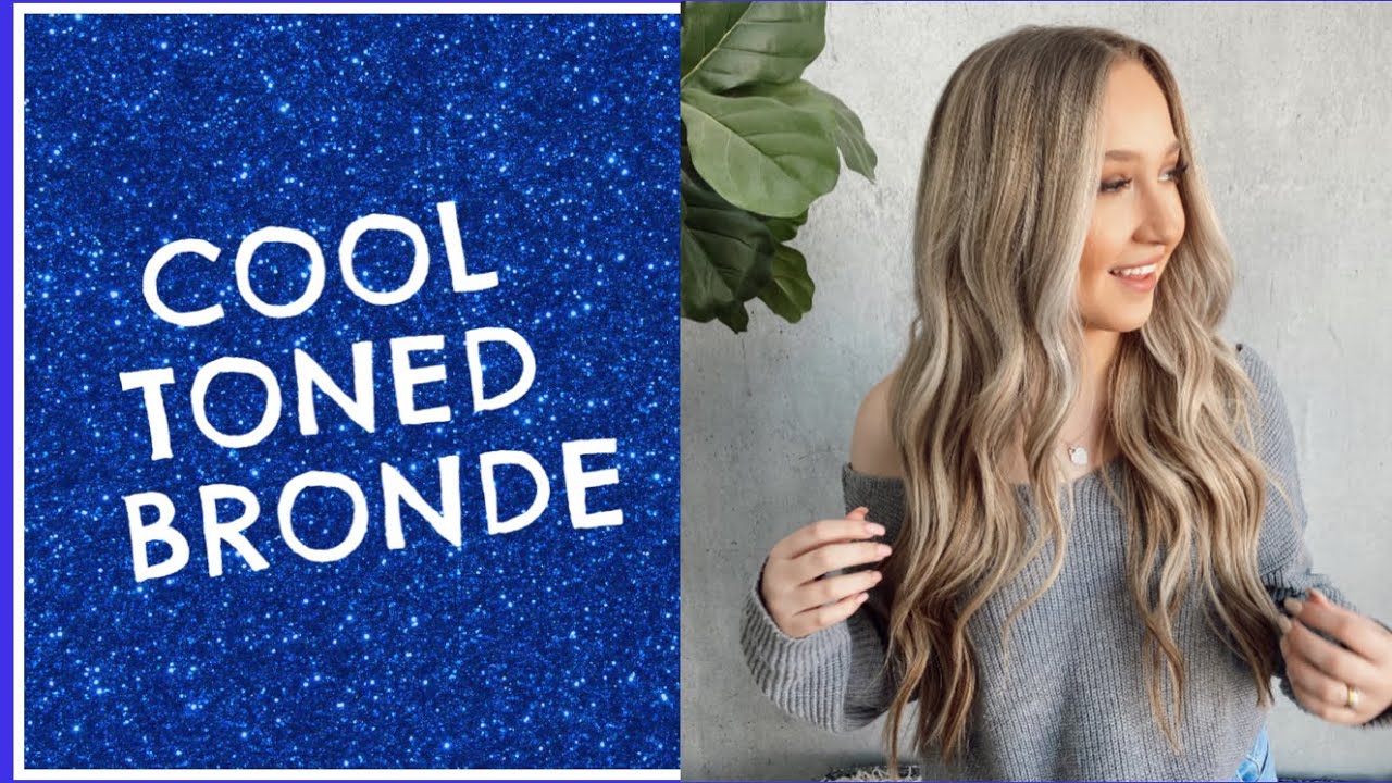 COOL TONED BRONDE HAIR TUTORIAL!