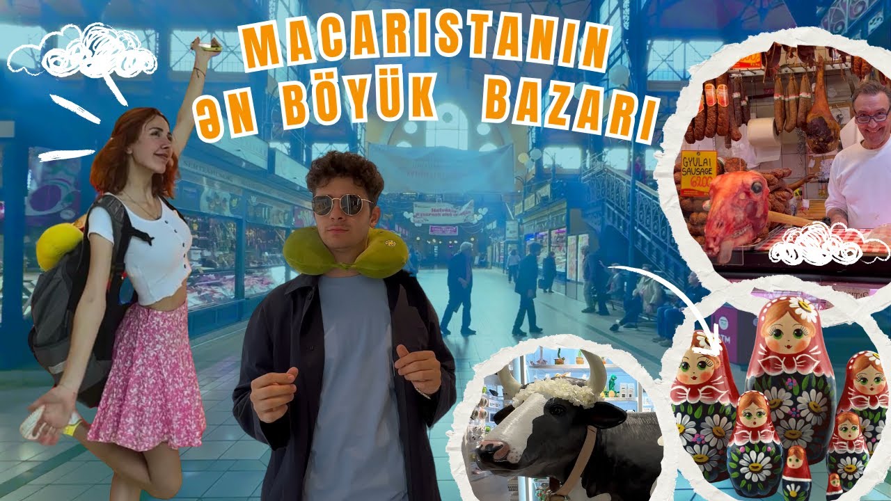 Budapeştin ən böyük bazarı || Macarıstanda alış-veriş və qiymətlər🛍️