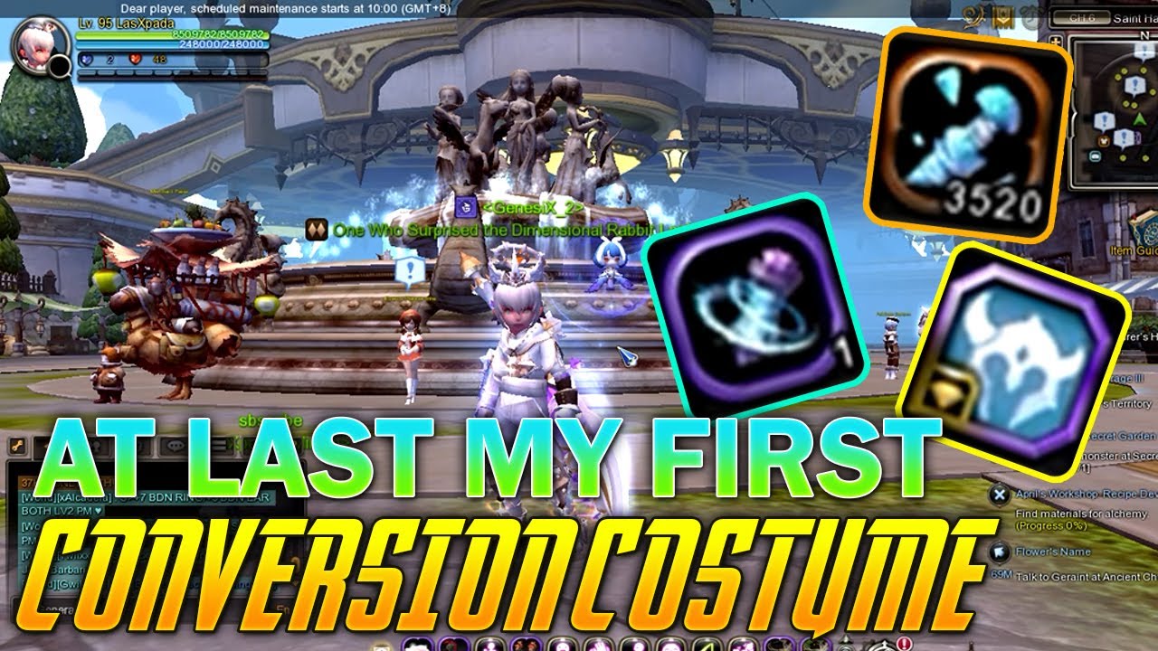 My First Conversion Costume Through Daily Quest In Dragon Nest SEA