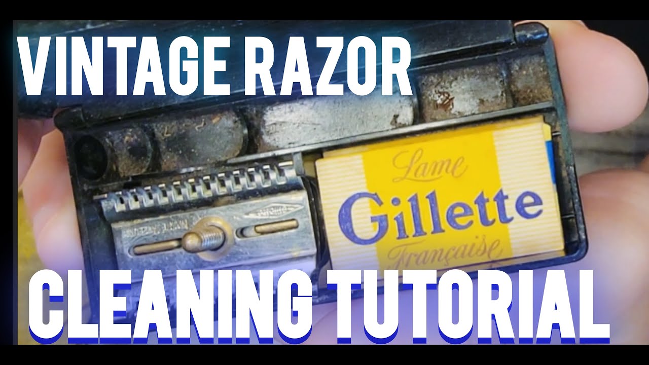 EASY MODE | CLEANING VINTAGE AND MODERN RAZORS | #DIY #tutorial