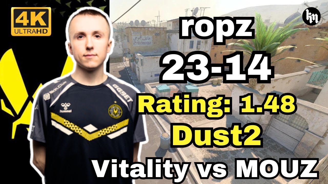 ropz Dust2 POV (Vitality vs MOUZ) | IEM Dallas 2025 Grand Finals | CS2 POV/DEMO