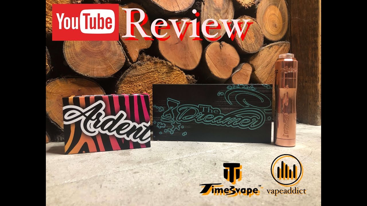 Timesvape Ardent RDA and Dreamer Mech Mod Review