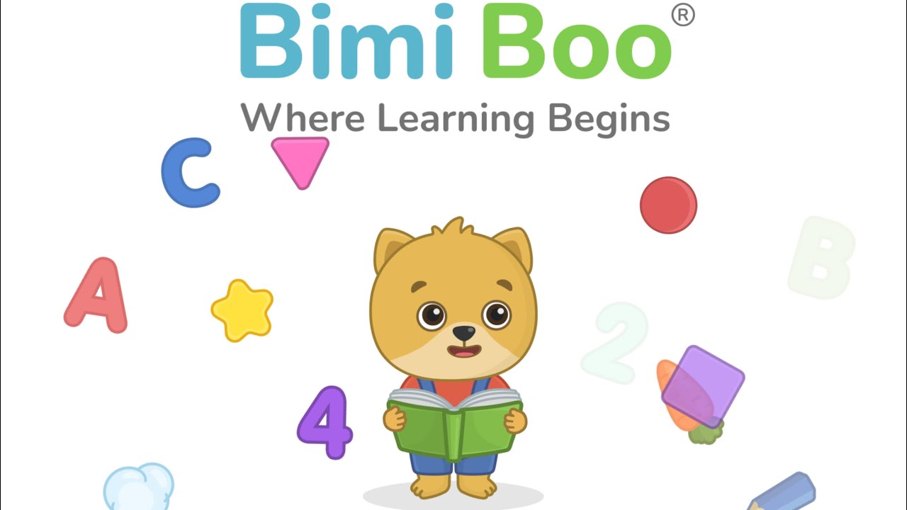 Bimi Boo Learning Video Game For Toddlers Preschoolers Kids. Match,Puzzles,Coloring,Numbers,Animals 