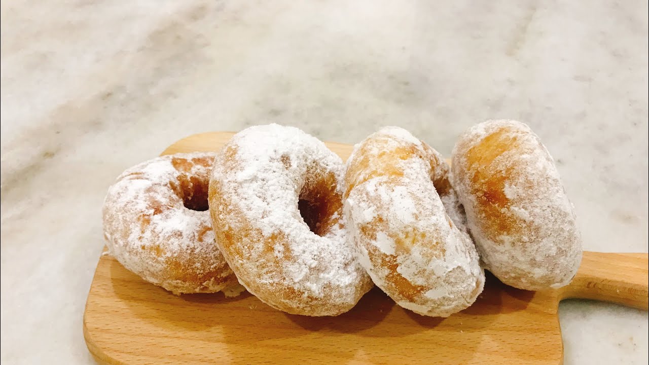 经典甜甜圈的做法➕超级超级简单又容易做的甜甜圈❗ Super EASY to make Homemade Donuts without OVEN❗