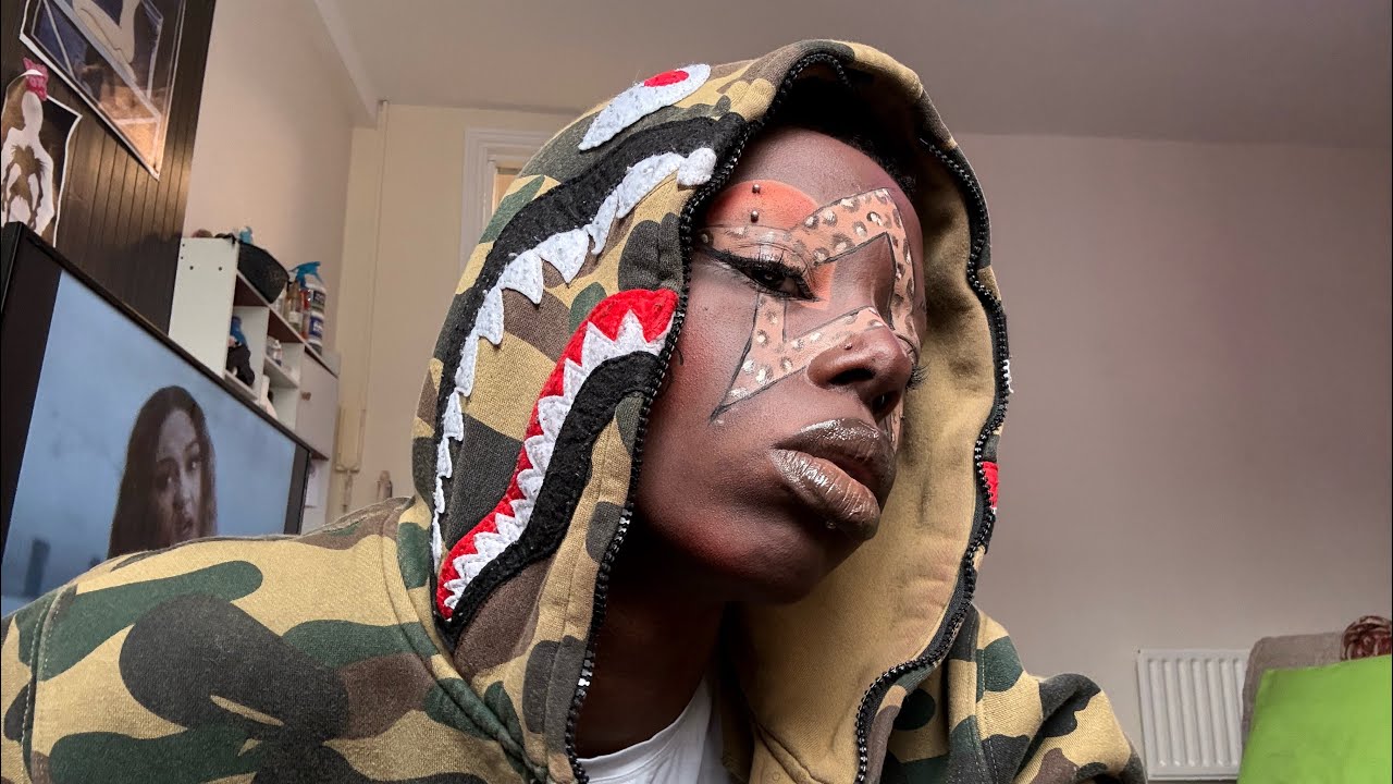 Unrecognizable makeup 