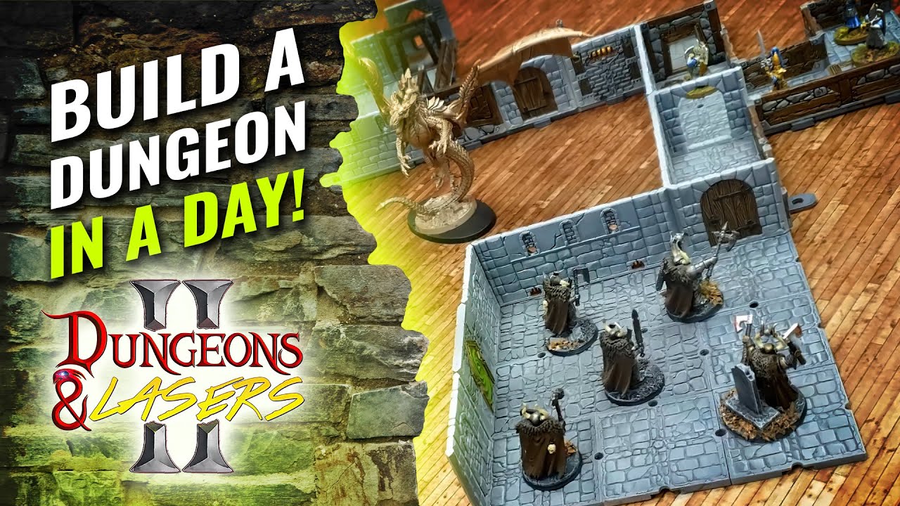 Dungeons & Lasers II Terrain Review; What Do We Think? #DungeonBuild