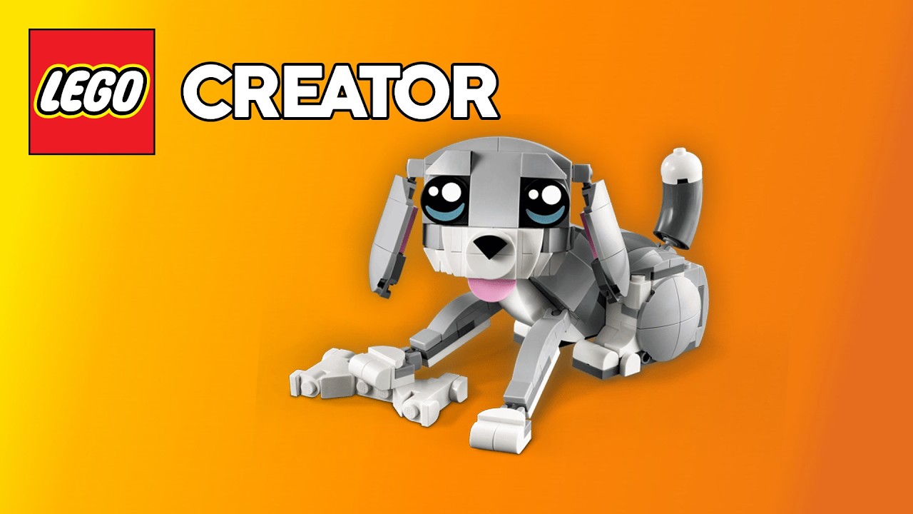 LEGO Creator 3in1 31163 Playful Cat | Alternate Build Dog Speed Build