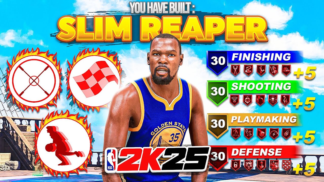 NBA 2K25 KEVIN DURANT 6'10 BUILD is UNSTOPPABLE
