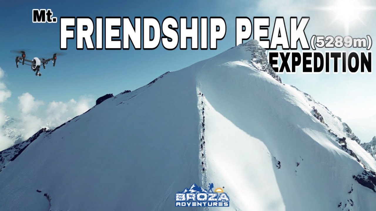 Friendship Peak Expedition | 5289M  | Drone Video | Friendship Peak Trek Manali | Broza Adventures