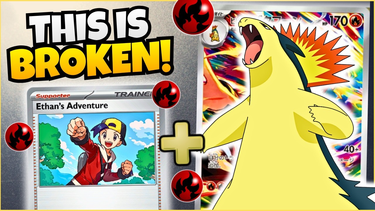 NEW META? Ethan’s Typhlosion Deck is Hitting INSANE Damage! 🔥 | Pokemon TCG Live
