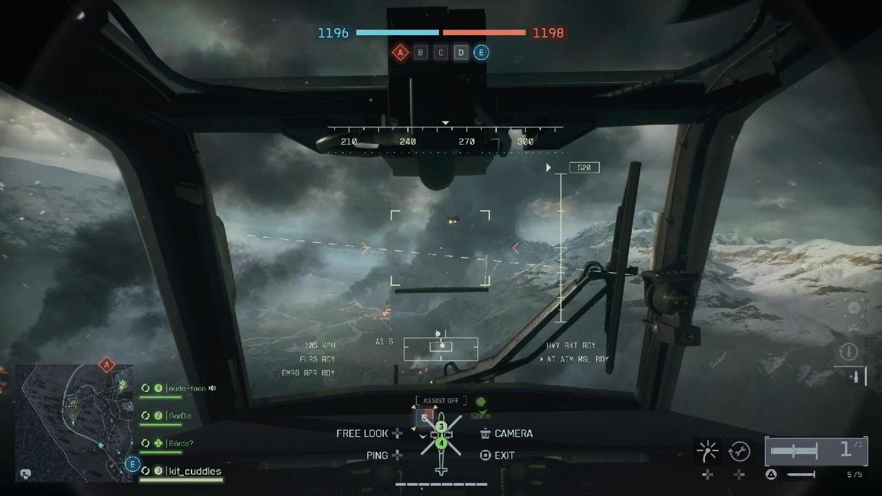 Battlefield 6 Starting to rack up the kills with the attack helicopter