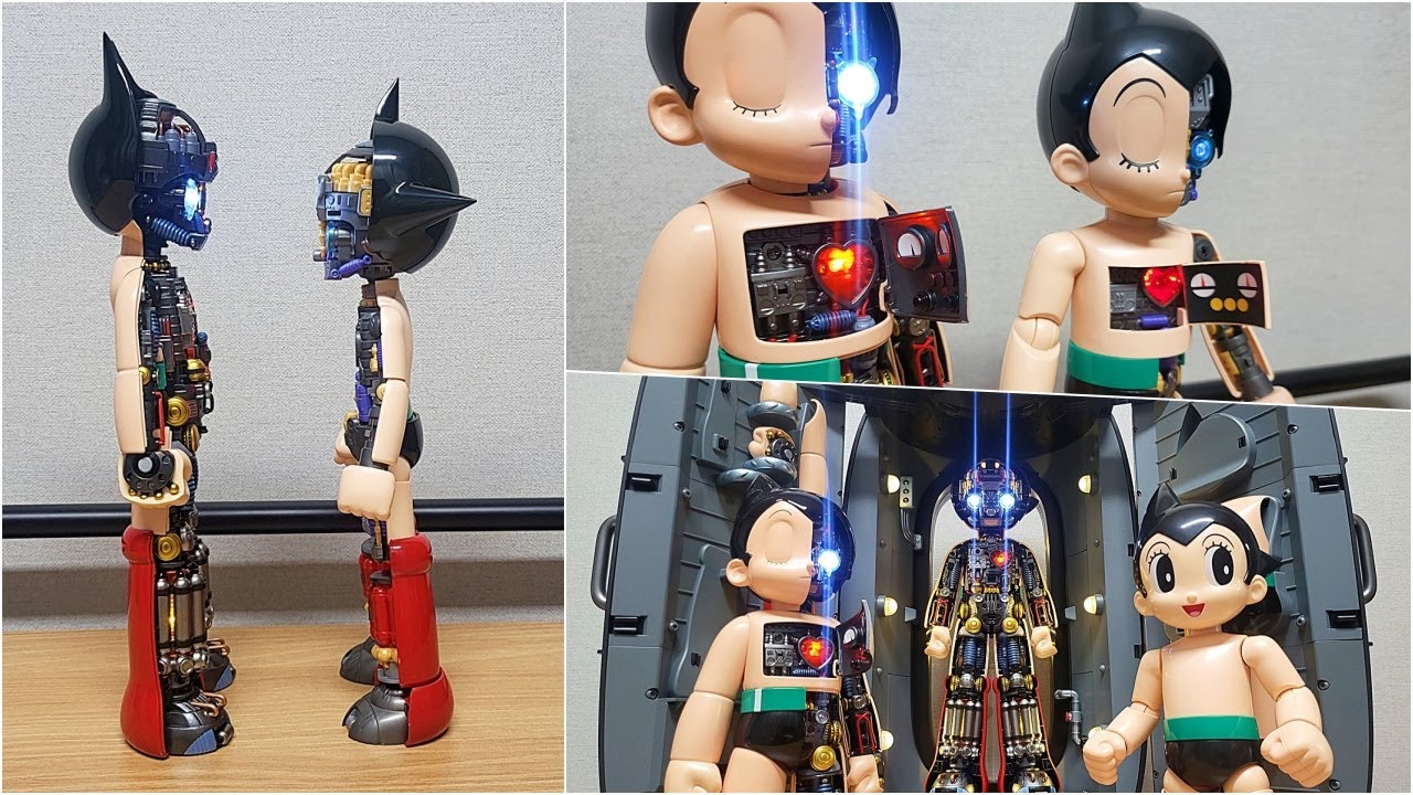 TRON ModelKit ASTRO BOY VS blizway ASTRO BOY, 창모완 아톰 VS 블리츠웨이 아톰, 다이캐스트 & 프라모델 비교