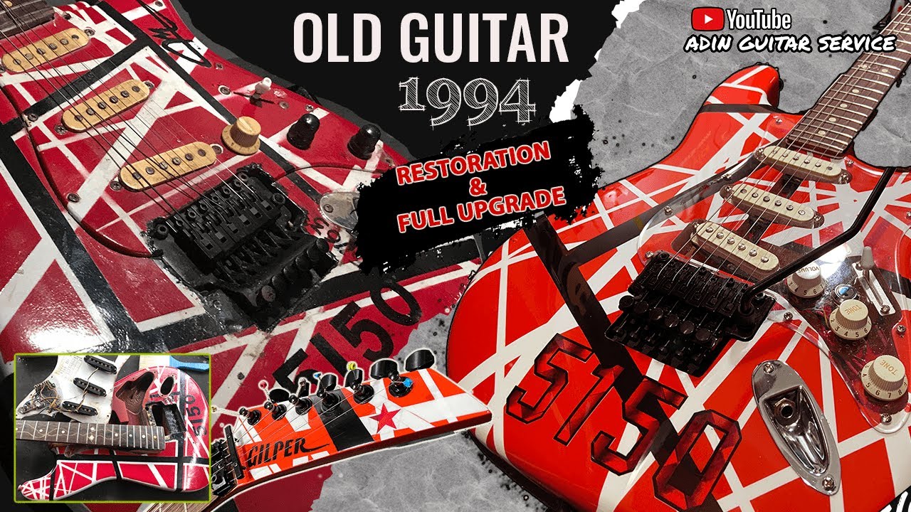 RESTORASI GITAR ORIGINAL YANG HANCUR PARAH