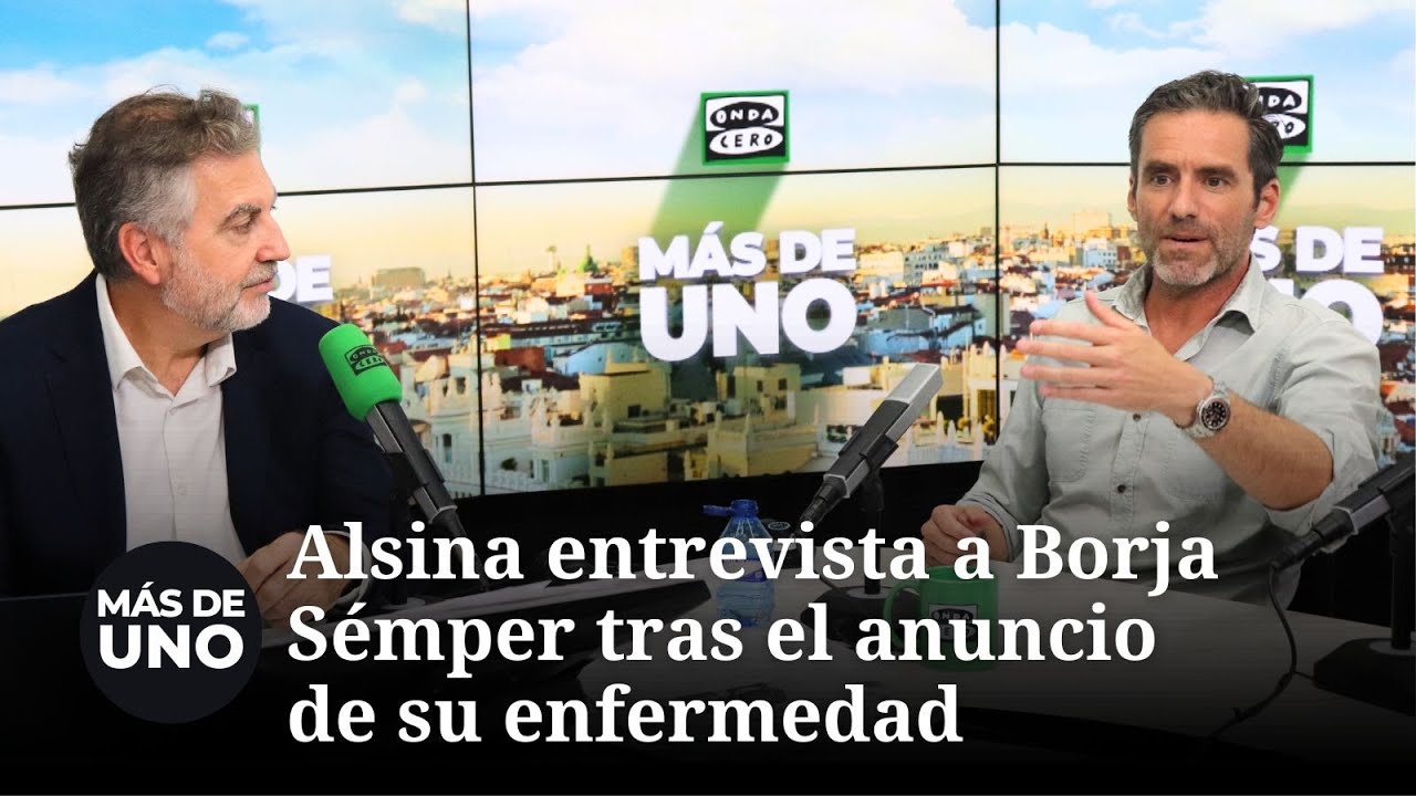 Alsina entrevista a Borja Sémper tras anunciar que tiene cáncer: 