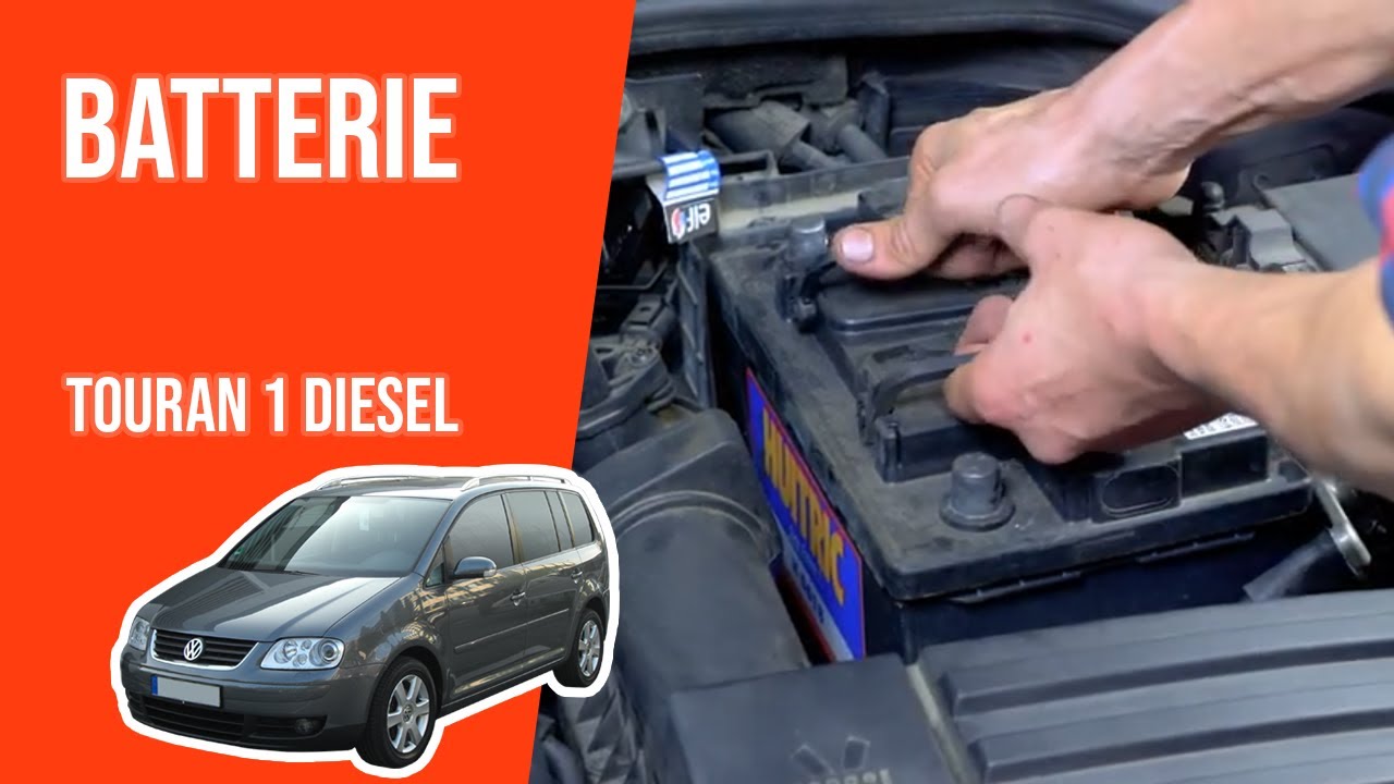 Batterie wechseln Touran 1 1.9 TDI 🔋