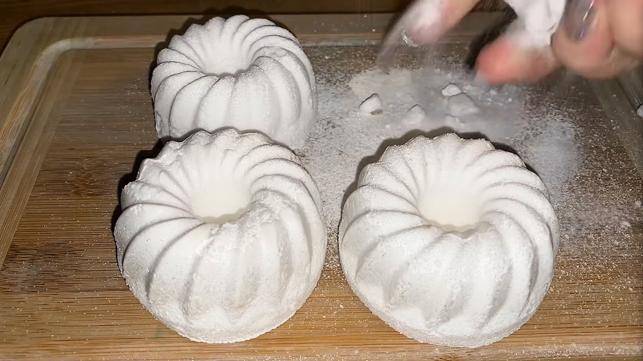 ASMR Super Crunchy Baking Soda Donuts Crushing 🍩 Satisfying Crumble Sounds