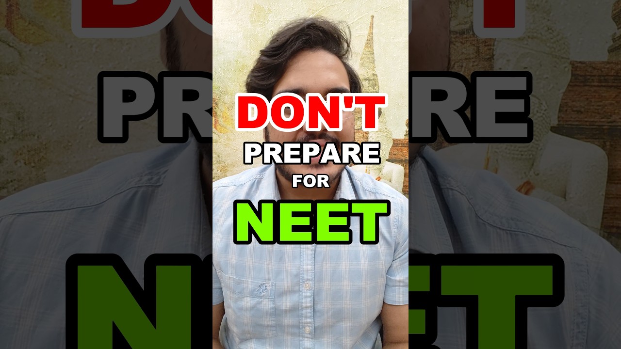 Don't Prepare for NEET Exam! There are Better Career Options | Dr Aman Tilak #neet #aiims #mbbs