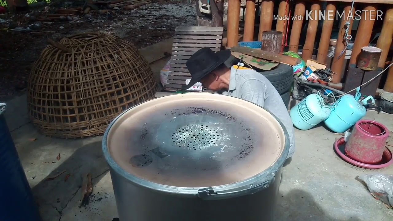 เเต่รักษ์โลก#3 เตาเผาถ่านไบโอชาระบบแก๊สซิไฟเออร์ TLUD ( Top lit updrarft )