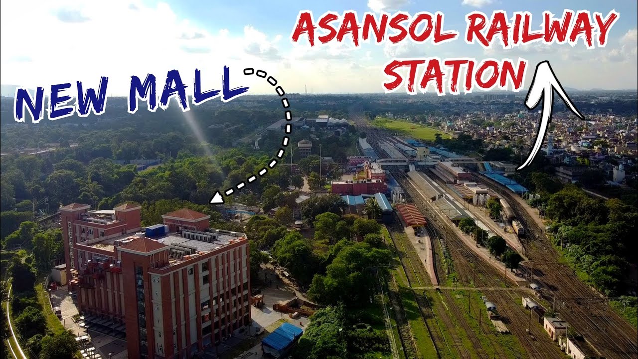 Asansol Drone View : Asansol Junction And Asansol Mall | Asansol Railway Station | Asansol Vibes