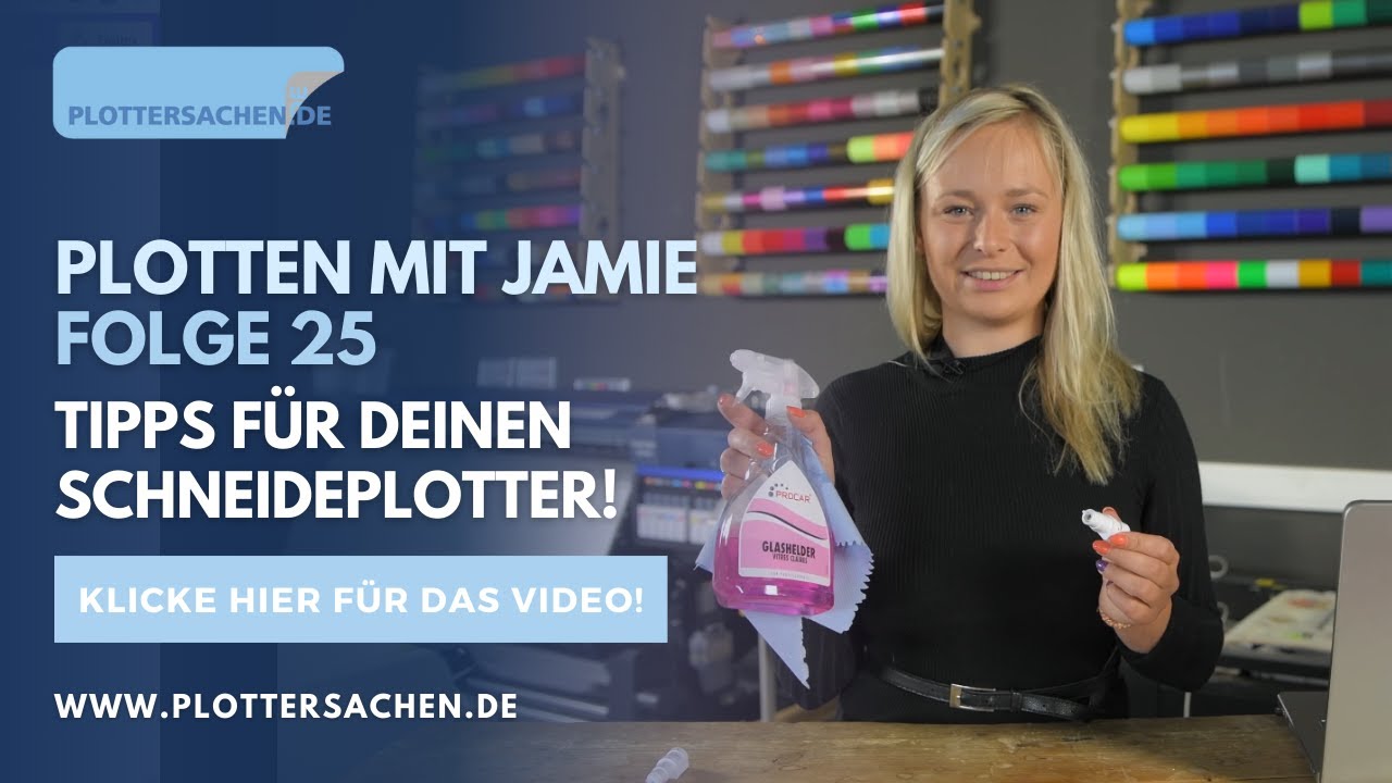 Plotten mit Jamie - Folge 25 - Schneidet dein Cameo oder plotter nicht mehr richtig?