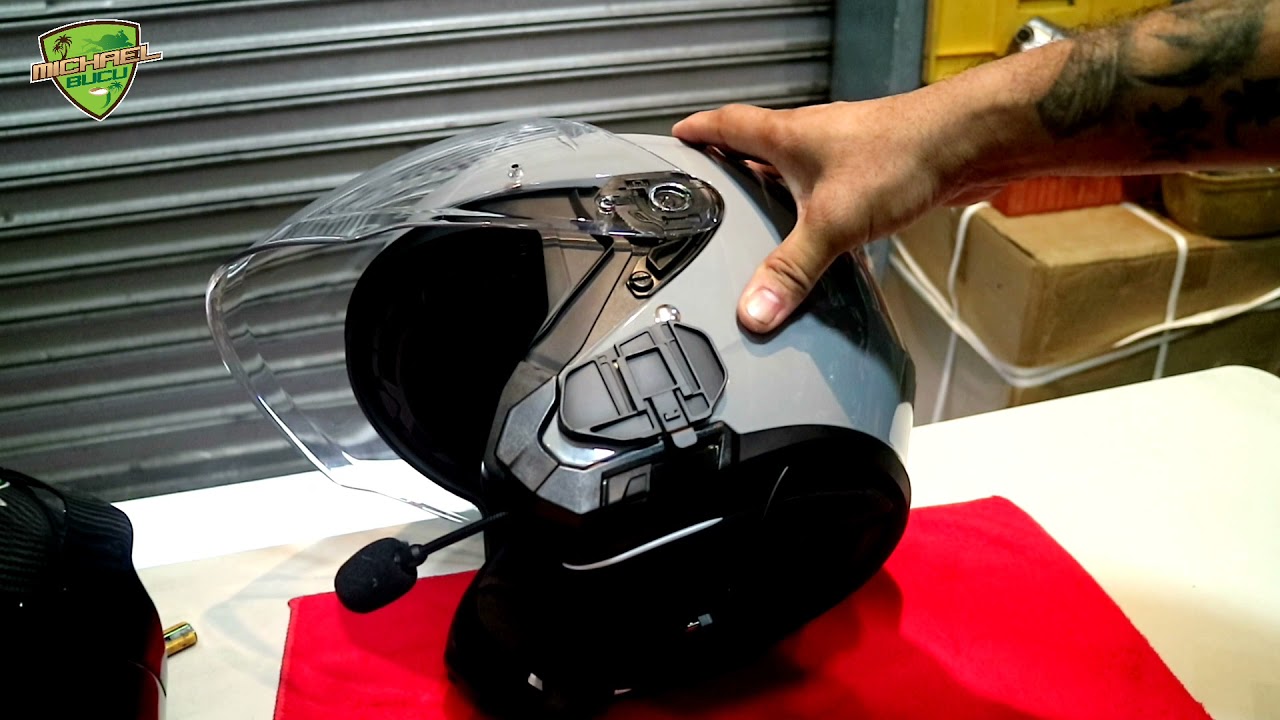 Helmet Bluetooth intercom tutorial installation