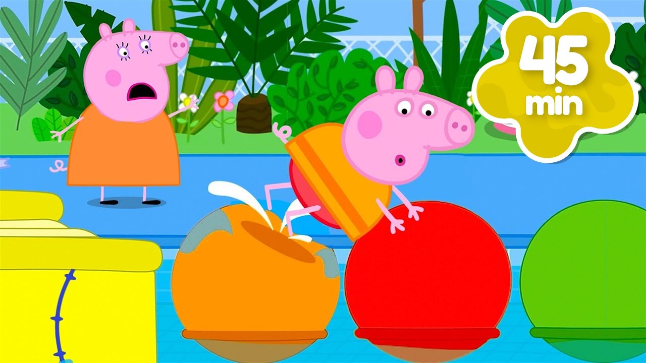 Peppa Pig Tales 🛝 GIANT Inflatable Water Adventure 💦 BRAND NEW Peppa Pig Episodes