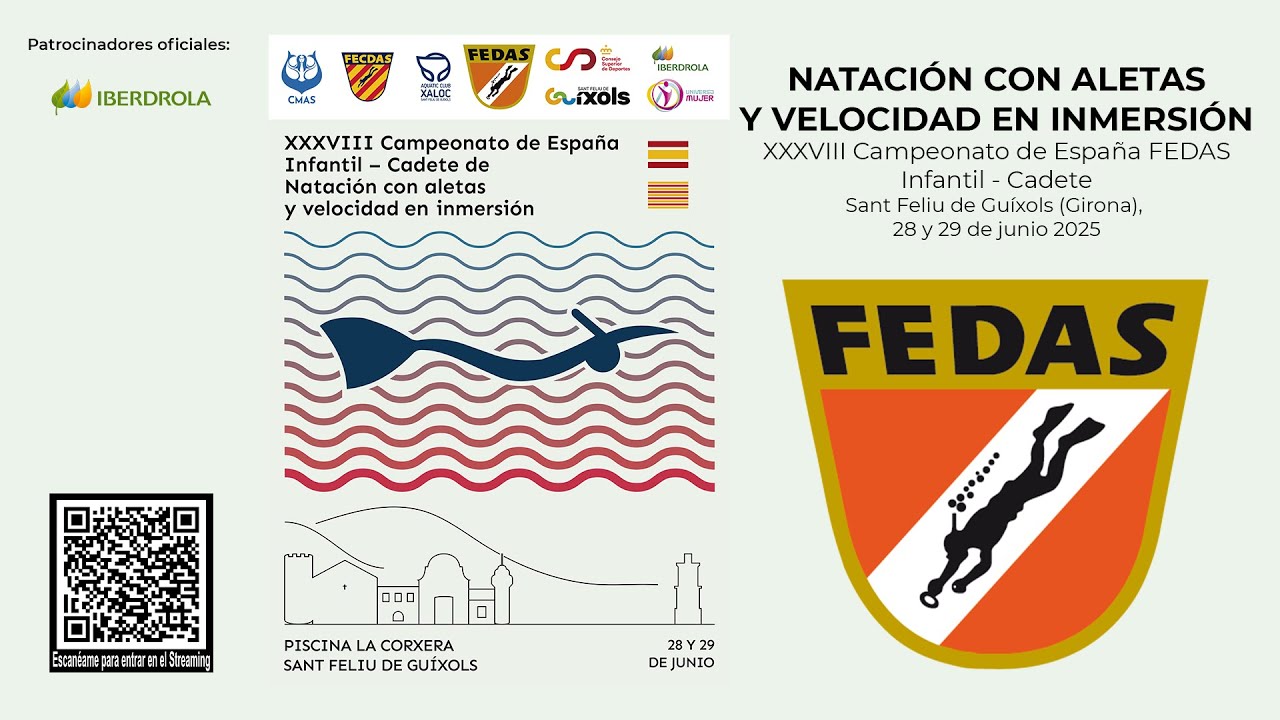 [4/4] XXXVIII Campeonato de España FEDAS  de Natación con Aletas - Infantil / Cadete