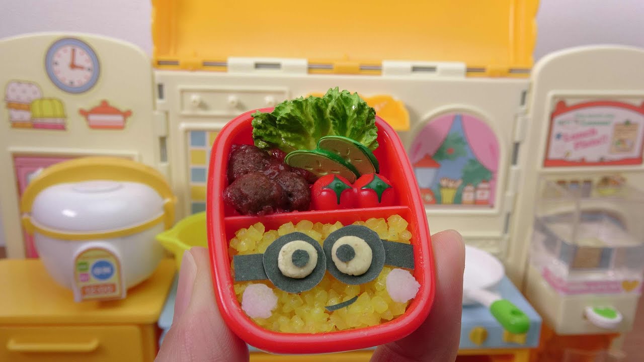 【KONAPUN】Minion Bento(Box Lunch) Cooking toys