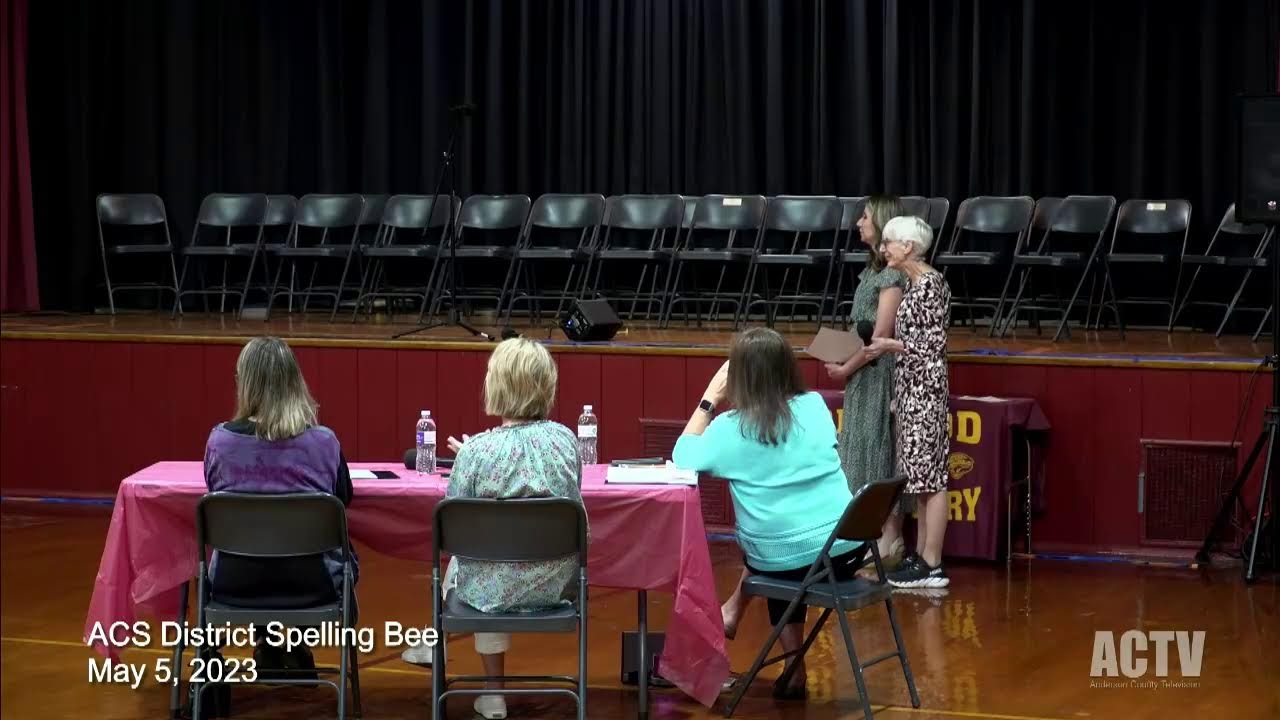 Anderson County School's District Spelling Bee 2023