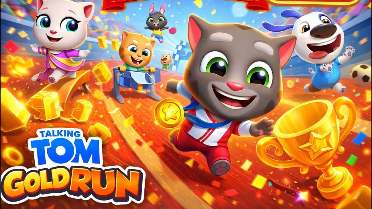 🔥😱 Talking Tom Gold Run LIVE 💀 😳“Unlimited Run Challenge 😱