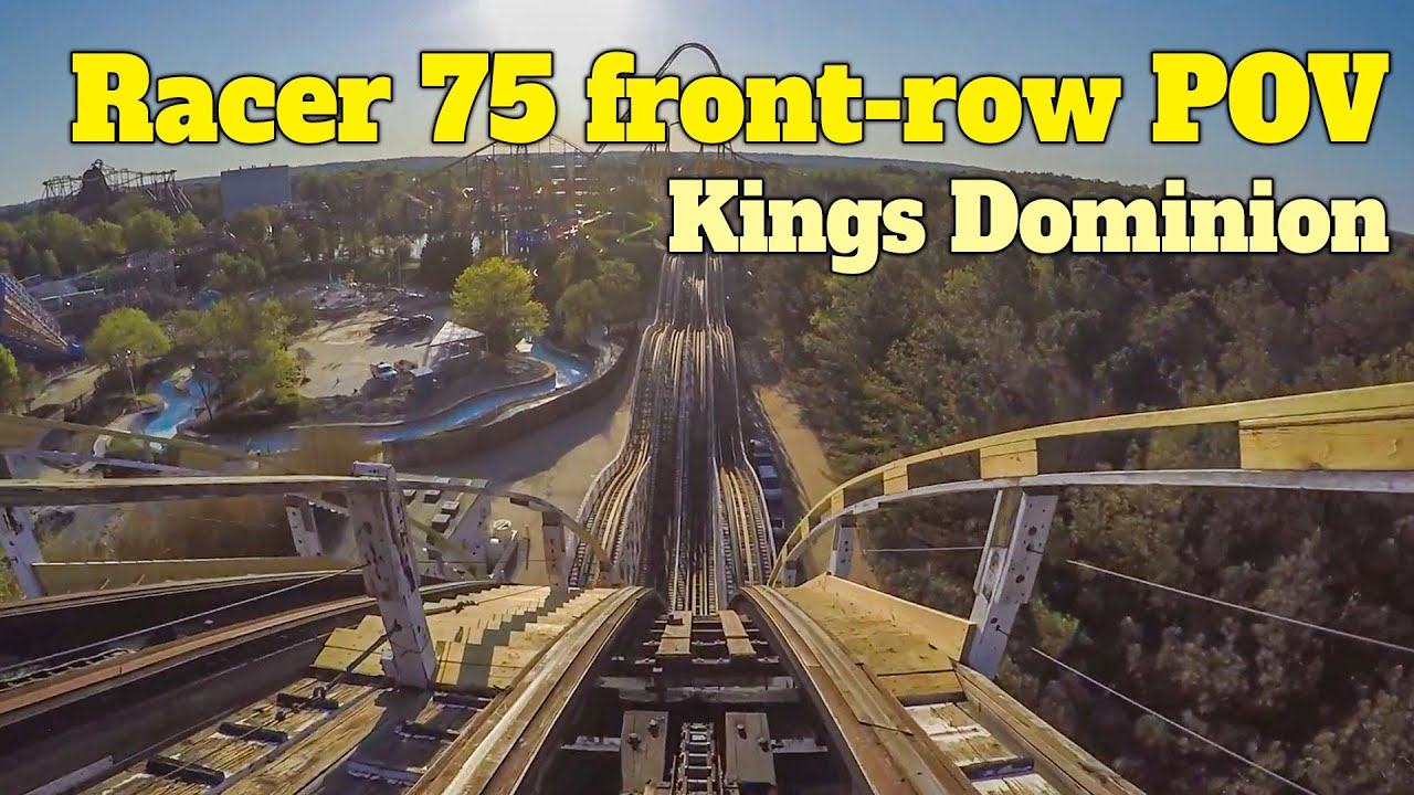 Racer 75 Front-Row POV at Kings Dominion