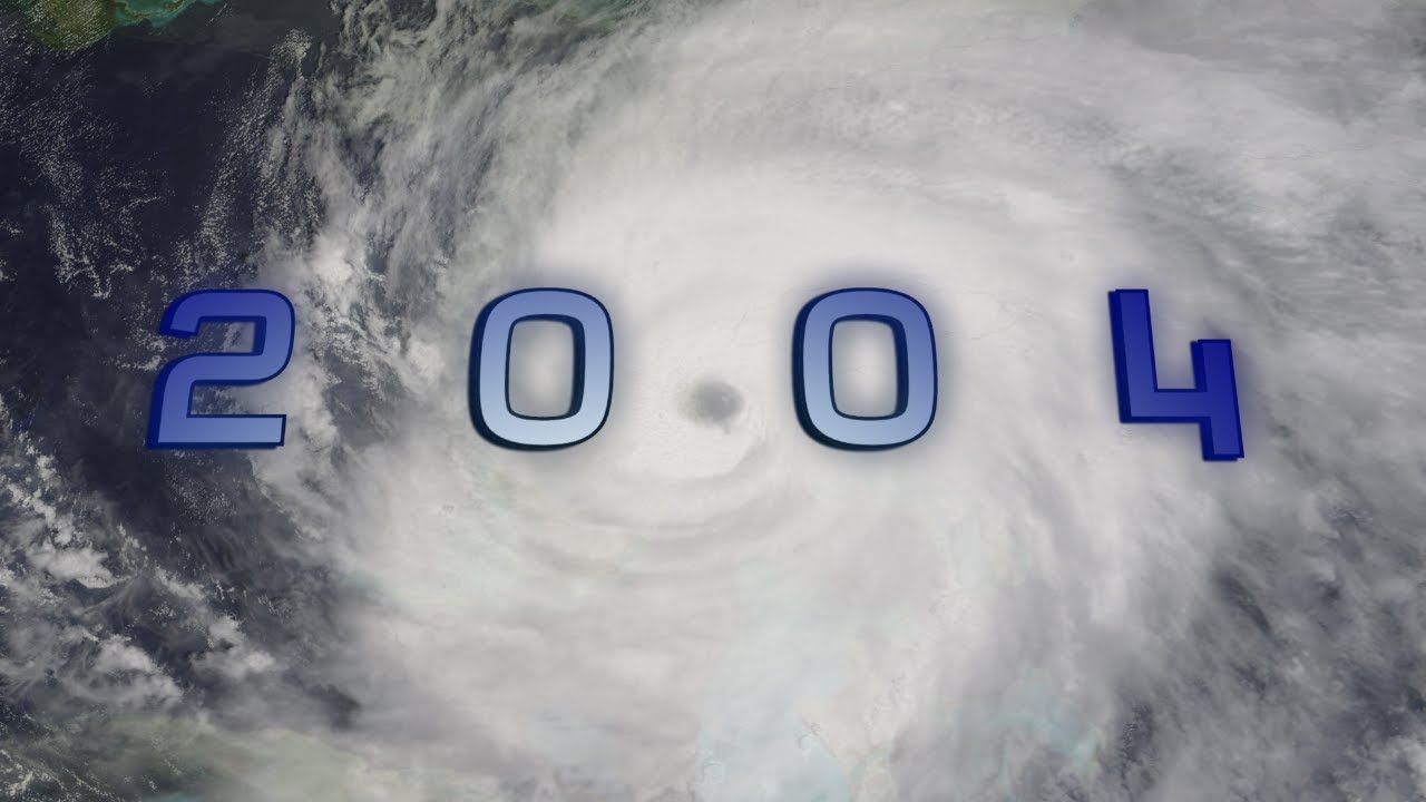 2004 Atlantic Hurricane Season Animation V.4