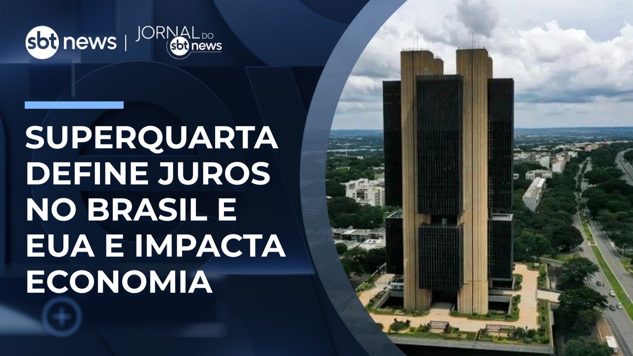 Superquarta define juros no Brasil e EUA e impacta economia global | #JornaldoSBTNews