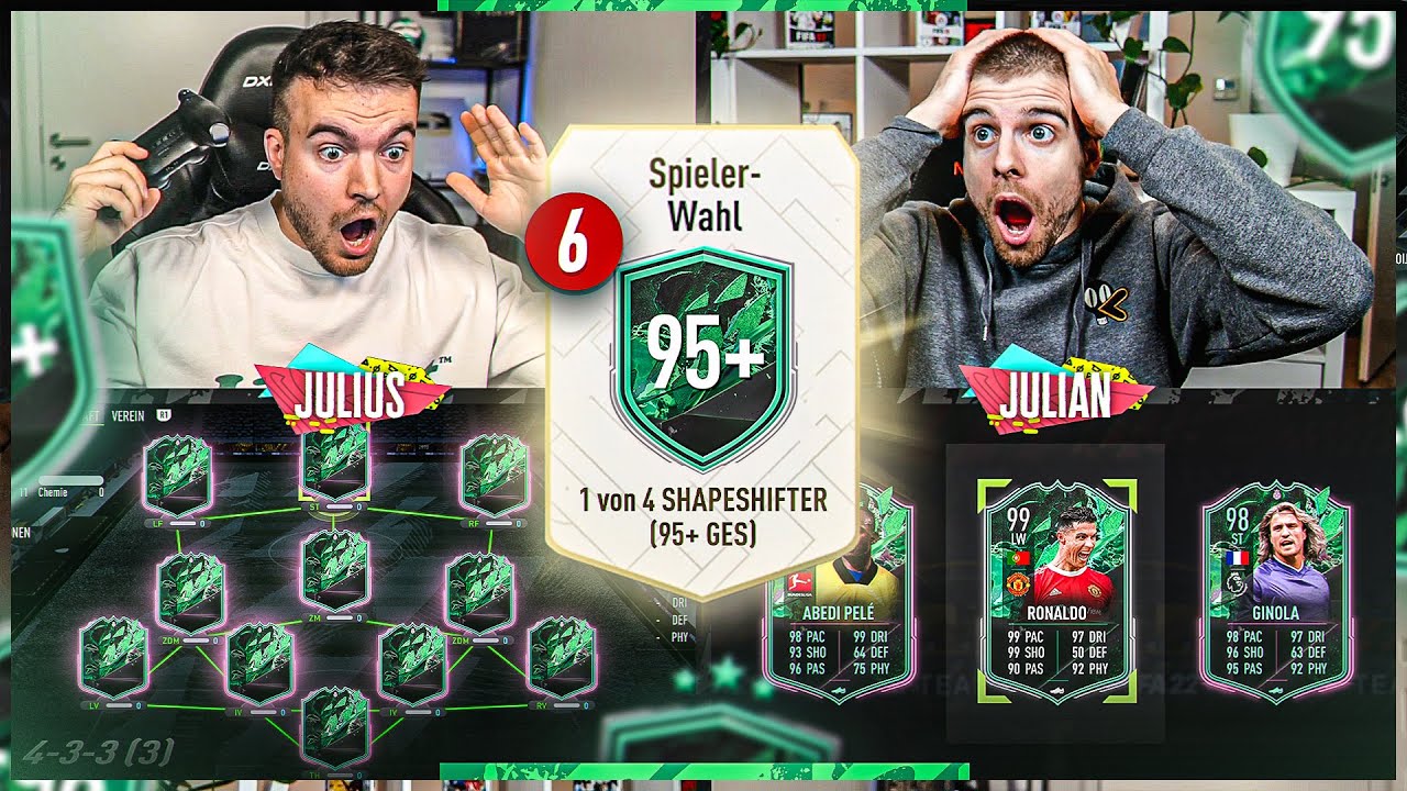 FIFA 22: DOPPEL W im 6x 95+ SHAPESHIFTER PLAYER PICK SBB 😍🔥