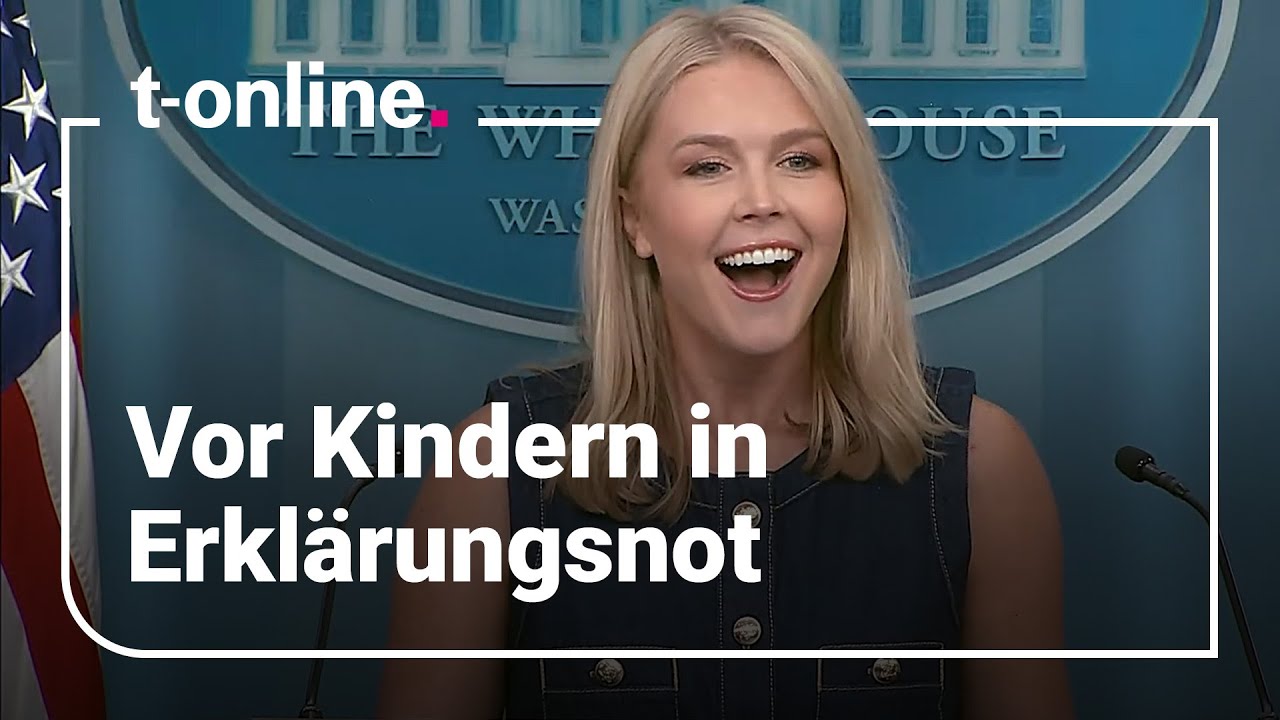 Trump-Sprecherin Leavitt: Kind überrumpelt sie mit unerwarteter Frage