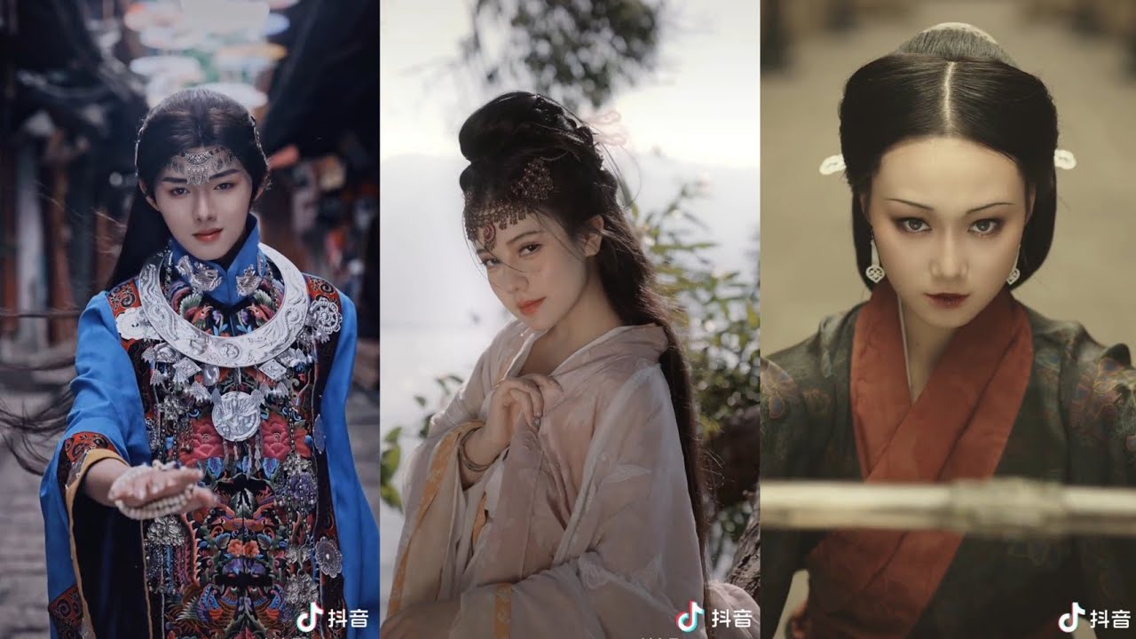 [抖音] TIKTOK Chinese traditional clothing (汉服/苗服/藏服) |ชุดจีนโบราณ|48