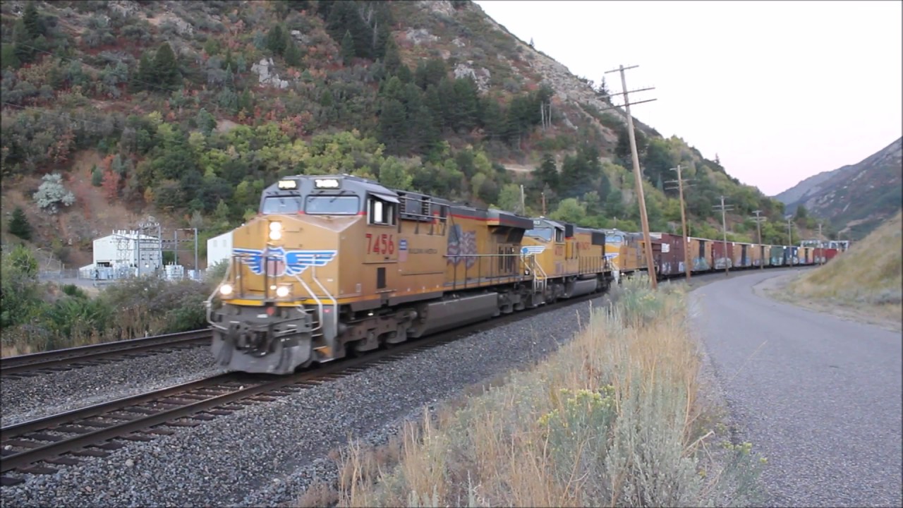 Railfanning Echo Canyon - Union Pacific Evanston Sub