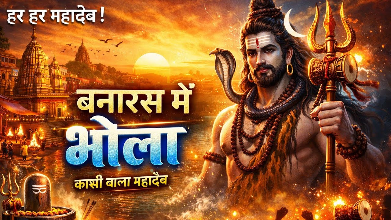 बनारस में भोला | काशी वाला महादेव | Har Har Mahadev | Shiv Bhajan 2026