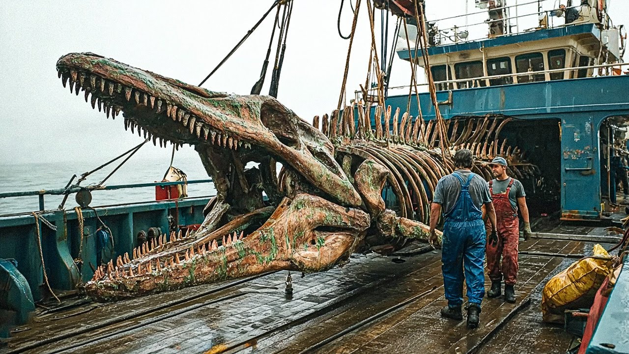 Científicos acaban de encontrar un mosasaurio gigante en Misisipi