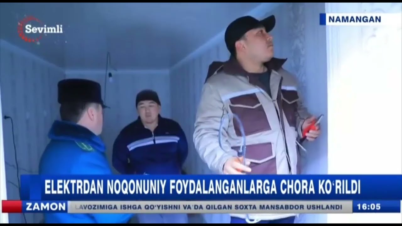 Elektrdan noqonuniy foydalanishlarga chora kо‘rildi