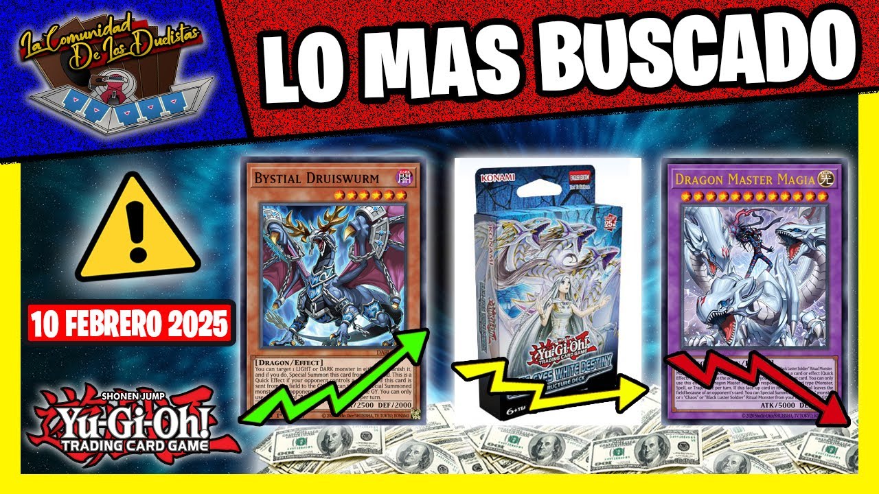 Yu-Gi-Oh! Lo más buscado BLUE EYES DECK, MASTERMAGIA Y BYSTIAL