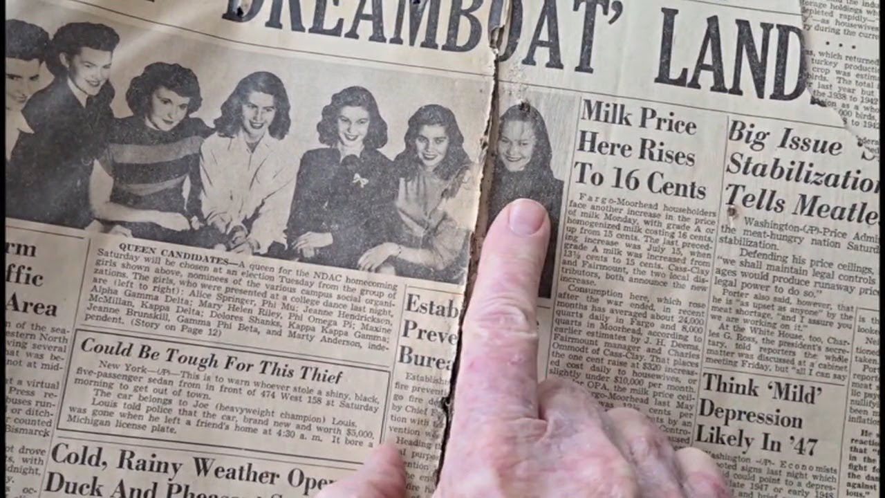 North Dakota house renovation reveals 1946 family treasure